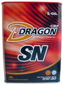 Масло DRAGON SN Моторное Полусинтетическое 5W-30 4 Жестяная  DSN5W3004