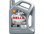 Масло SHELL Helix HX8 Synthetic Моторное Синтетическое 5W-30 4 Пластиковая  550040542