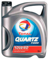 Масло TOTAL Quartz 7000 Моторное Полусинтетическое 10W-40 5 Пластиковая  173576