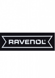 Наклейка RAVENOL белая плоттер трафарет 250x47 мм