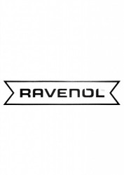 Наклейка RAVENOL черная плоттер трафарет 130x24 мм