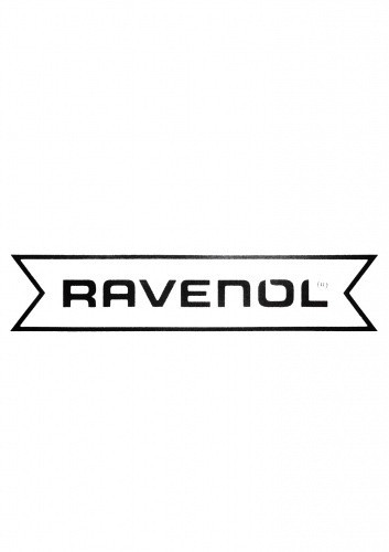 Наклейка RAVENOL черная плоттер трафарет 250x47 мм